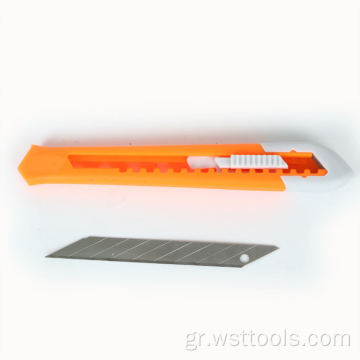 Αναδιπλούμενο μαχαίρι χρησιμότητας κουτιού για κοπή χαρτονιού